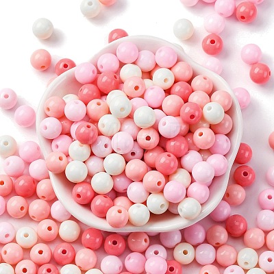 Opaque Acrylic Beads SACR-Q004-02C-1