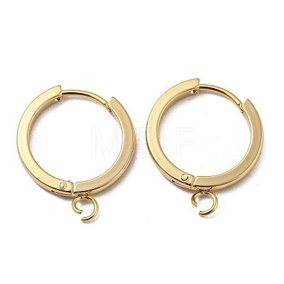 201 Stainless Steel Huggie Hoop Earrings Findings STAS-A167-01D-G-1