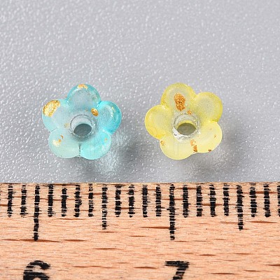 Frosted Transparent Acrylic Beads X-OACR-N137-72H-1