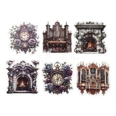 Gothic Waterproof PET Stickers Set DIY-G120-01D-1