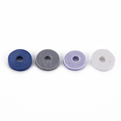 4 Colors Handmade Polymer Clay Beads CLAY-N011-032-10-1
