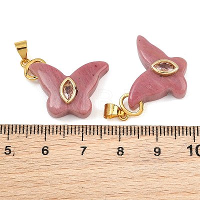 Natural Rhodonite Pendants GG-CBA19F2-01G-11-1