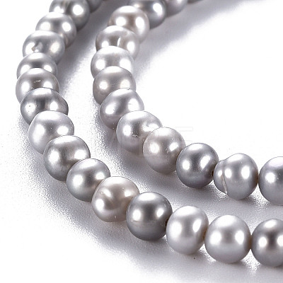 Natural Cultured Freshwater Pearl Beads Strands PEAR-N013-04D-1