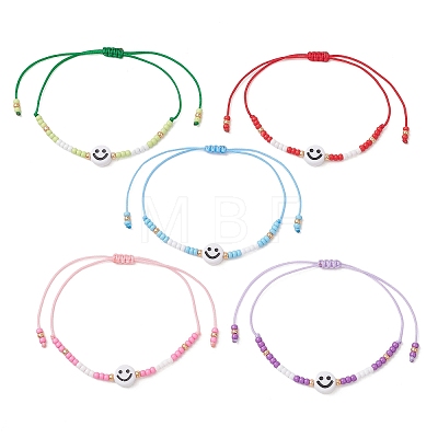 Seed Beads Beaded Beacelets BJEW-MZ00327-1