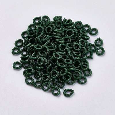 Polyester Cord Beads WOVE-K001-B10-1