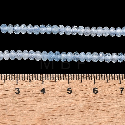 Natural Aquamarine Beads Strands G-P629-B01-01-1