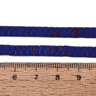 Spray Painted Synthetic Non-magnetic Hematite Bead Strands G-T124-02E-1-1