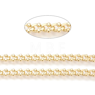 Brass Curb Chains X-CHC-M019-01G-B-1