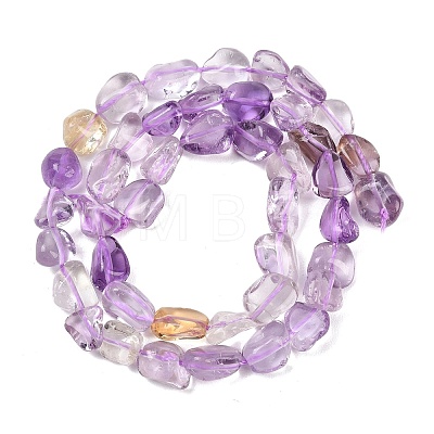 Natural Ametrine Beads Strands G-C273-A01-02A-1