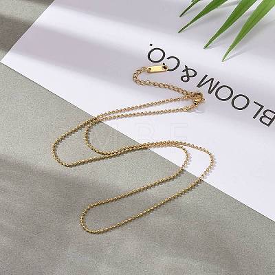 304 Stainless Steel Ball Chain Necklaces X-NJEW-JN03488-02-1
