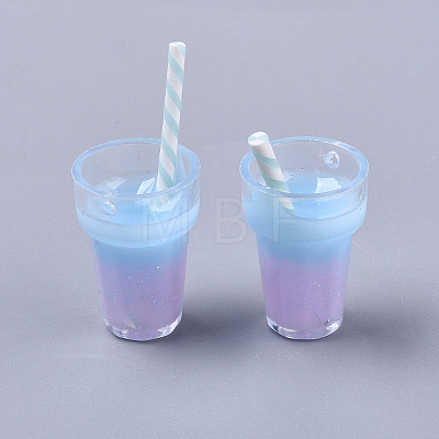 Imitation Juice Glass Pendants X-CRES-S359-20E-1