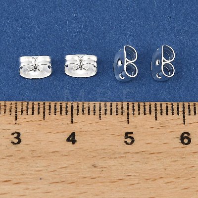 Brass Earring Nuts KK-H258-19S-1