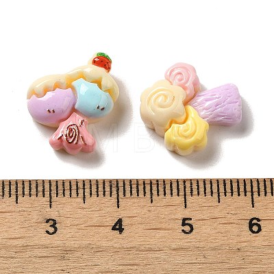 Forest Theme Opaque Resin Decoden Cabochons RESI-C044-01-1