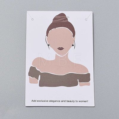 Cardboard Jewelry Display Cards X-CDIS-H002-02-01-1