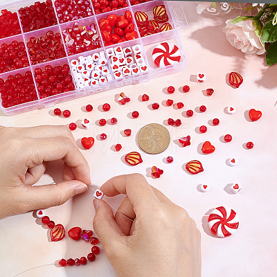 627pcs DIY Beads Jewelry Making Finding Kits DIY-HY0001-25-1