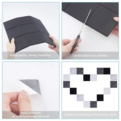 Sound-absorbing Felt Board AJEW-AR0001-02-1