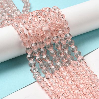 Transparent Glass Beads EGLA-A035-T8mm-D20-1