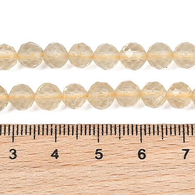Natural Lemon Quartz(Heated) Beads Strands GG-NH0007-A01-01-1