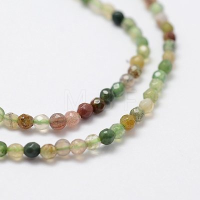 Natural Indian Agate Beads Strands G-K183-03-1