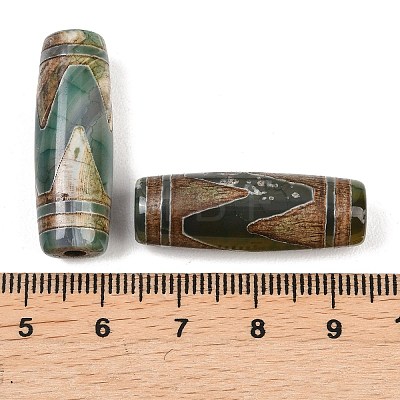 Tibetan Style dZi Beads TDZI-E004-56-1