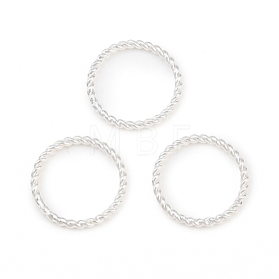 Brass Soldered Closed Jump Rings KK-K253-15E-03S-1