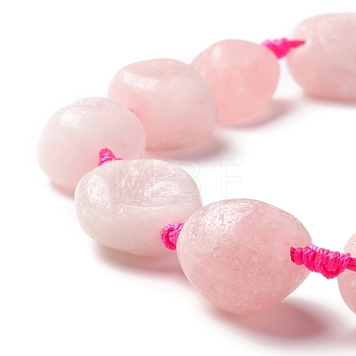 Natural Rose Quartz Beads Strands G-B024-06-1