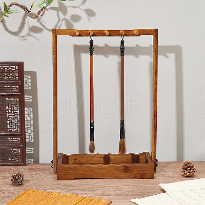 Wood Chinese Calligraphy Brushes Pen FIND-WH0152-690-1