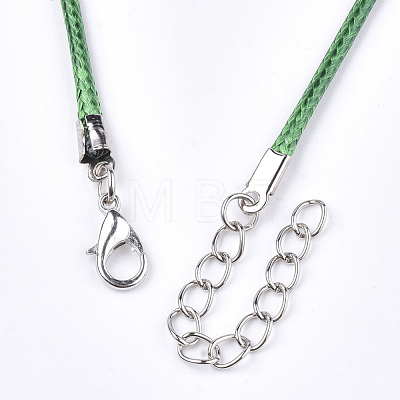 Waxed Cord Necklace Making X-NCOR-T001-46-1