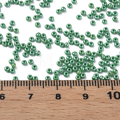 11/0 Czech Opaque Glass Seed Beads SEED-N004-003B-35-1