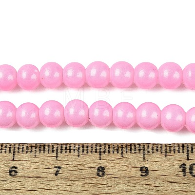 Baking Paint Glass Pearl Beads Strands LS-DGLA-ZX001-05B-10-1