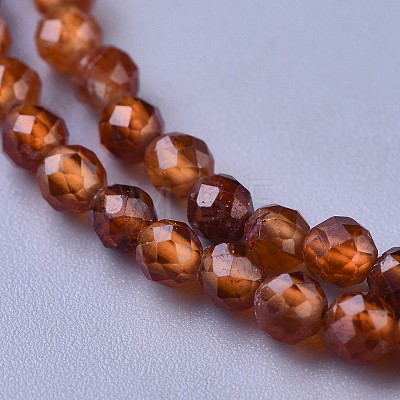 Natural Garnet Beaded Necklaces NJEW-K114-B-A03-1