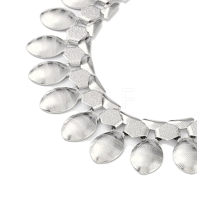 304 Stainless Steel Bib Necklaces for Men  NJEW-Q340-08P-01-1