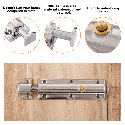 304 Stainless Steel Spring Locks Set SW-TAC0001-22B-P-1