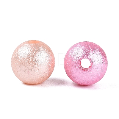 Luminous UV Plating Opaque Acrylic Beads OACR-Q204-12MM-01-1