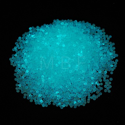 Luminous Transparent Glass Seed Round Beads GLAA-F124-D07-A-1