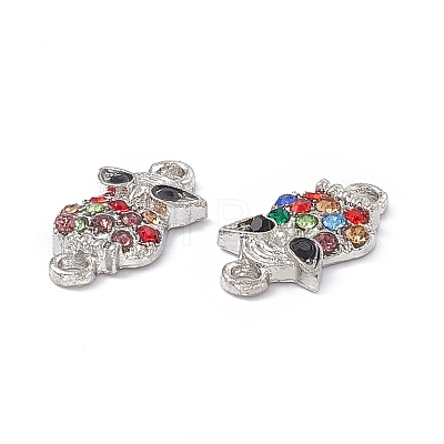 Alloy Rhinestones Connector Charms FIND-A024-53P-1