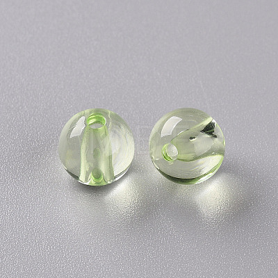 Transparent Acrylic Beads MACR-S370-A10mm-728-1