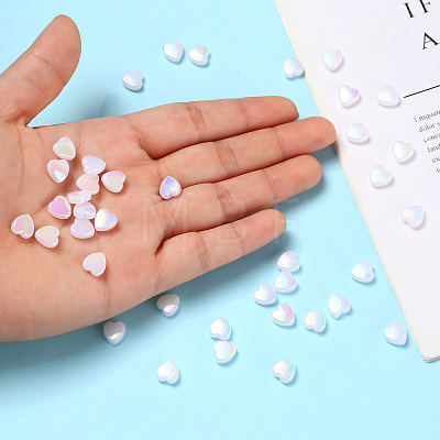 100Pcs Eco-Friendly Transparent Acrylic Beads TACR-YW0001-07H-1