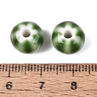 Vintage Handmade Porcelain Beads PORC-Q006-07N-1