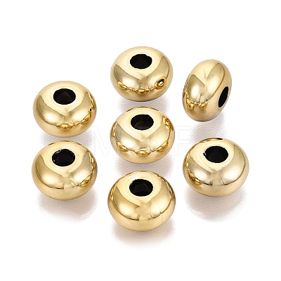 UV Plating Opaque Acrylic European Beads PACR-T017-19M-07-1