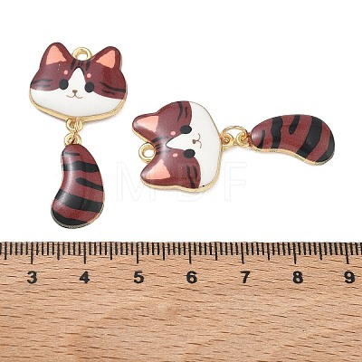 Printed Alloy Pendants ENAM-K076-45G-04-1