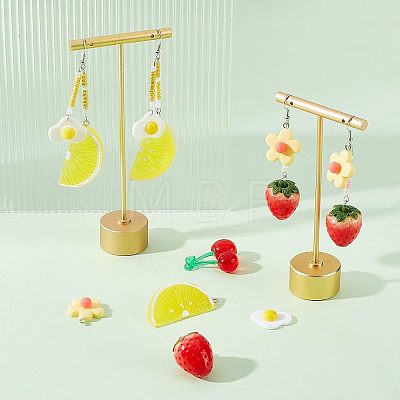 CHGCRAFT DIY Fruit Dangle Earring Making Kits DIY-CA0004-11-1