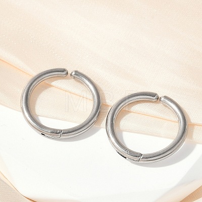 201 Stainless Steel Cuff Earring EJEW-C131-01E-P-1