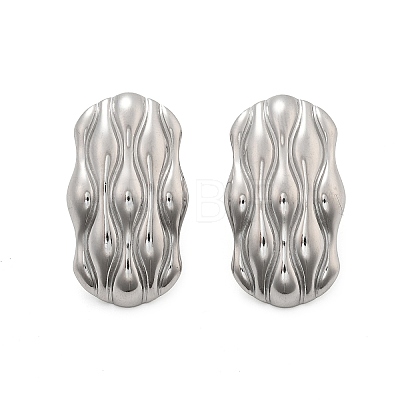 304 Stainless Steel Studs Earrings for Women EJEW-K306-27P-1