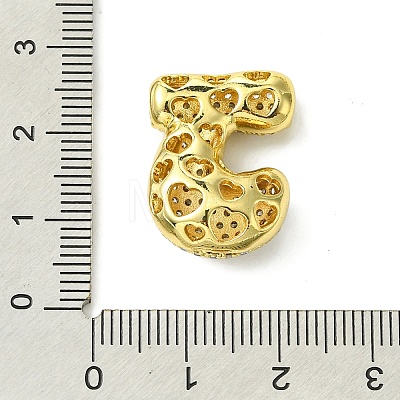 Rack Plating Brass Cubic Zirconia Pendants KK-S378-02G-J-1