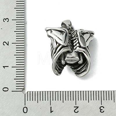 304 Stainless Steel Pendants STAS-C099-06AS-1