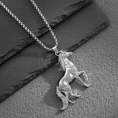 Alloy Pendant Necklaces for Men WG2F8A3-01-1