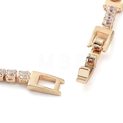 Golden Brass Link Bracelet BJEW-C055-05F-G-1
