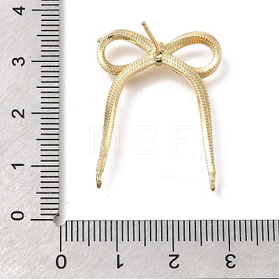 Brass Stud Earring Finding KK-U061-14B-G-1