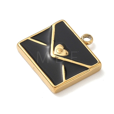 304 Stainless Steel Enamel Charms STAS-I359-02G-04-1